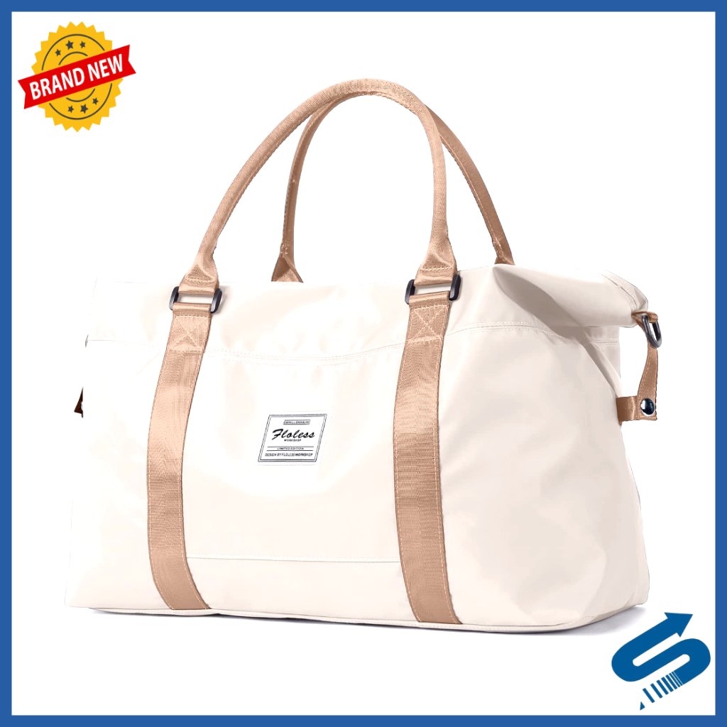 Waterproof Gym Duffel Bag With Wet Pocket Travel Sports Tote Carry On
